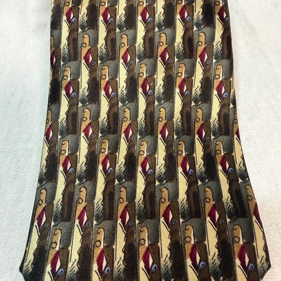 Jerry Garcia Silk Tie "Like a Twittering Machine" Collection 52 Abstract Art - Picture 2 of 6